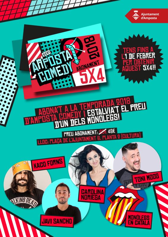 ENTREVISTA AL REGIDOR DE FESTES, RAMON BEL: AMPOSTA COMEDY 2018